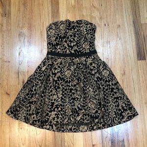 Beautiful black and gold dress